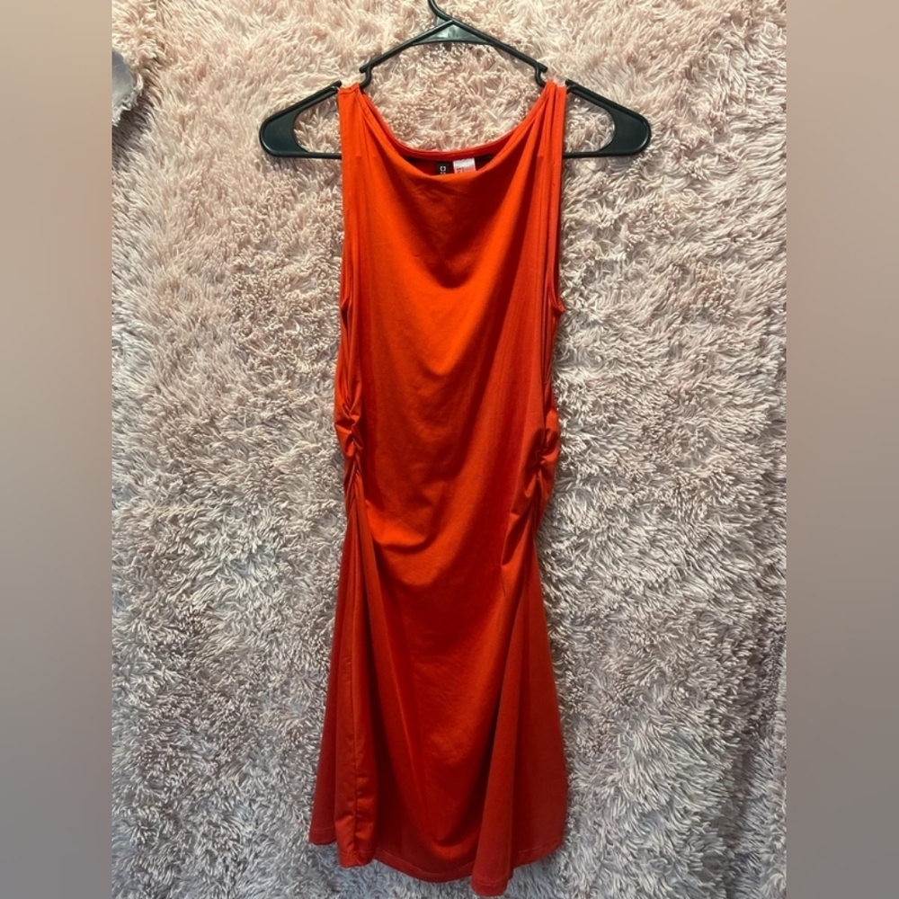 Elegant Red Sleeveless Dress